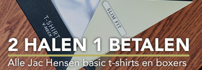 Basic t-shirts en boxers 2 halen 1 betalen