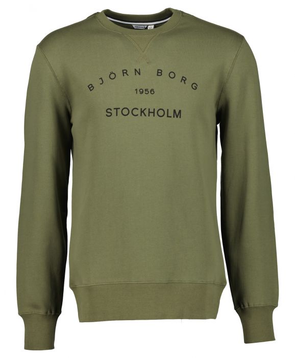 dreigen bevroren Fractie Björn Borg sweater - slim fit - groen | Herenkleding