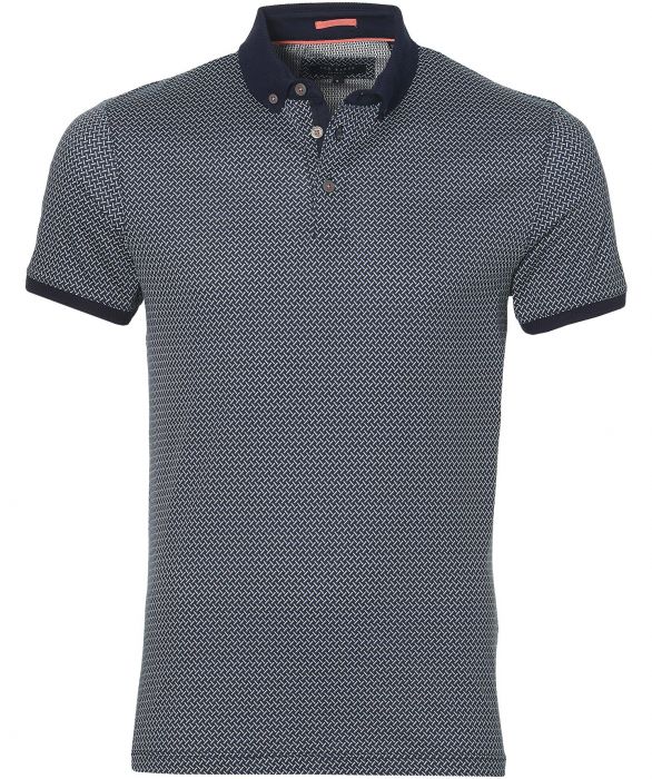 Hectare Samenstelling plak sale - Ted Baker polo - slim fit - blauw | Herenkleding