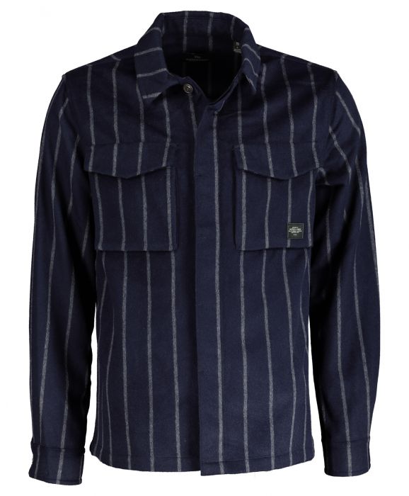 Scotch Soda overhemd slim fit blauw L