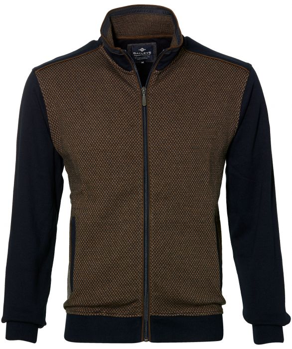 Baileys vest modern fit bruin Herenkleding