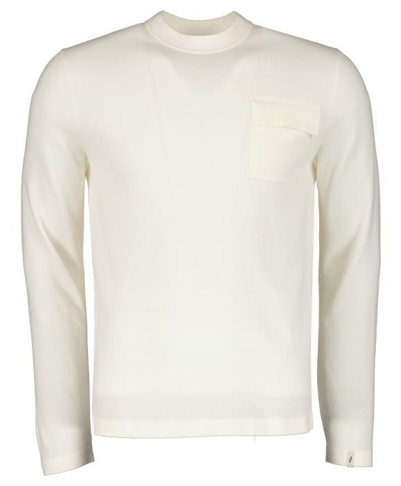 Jac Hensen Premium pullover slim fit ecru Herenkleding