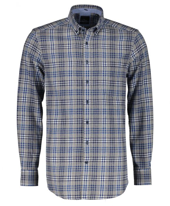 Jac Hensen overhemd extra lang blauw XL