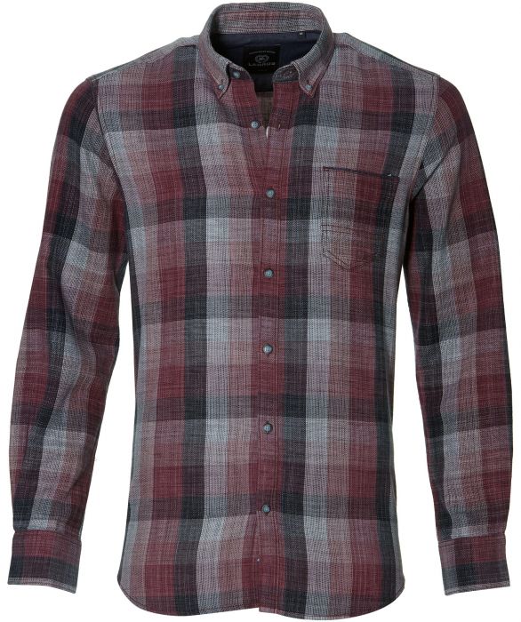 sale Lerros overhemd modern fit rood 4XL