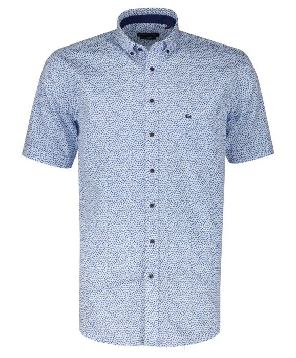 Giordano overhemd modern fit blauw Herenkleding