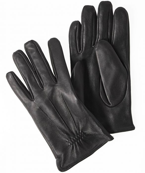 Accessoires Handschoenen Leren handschoenen Leren handschoenen zwart 