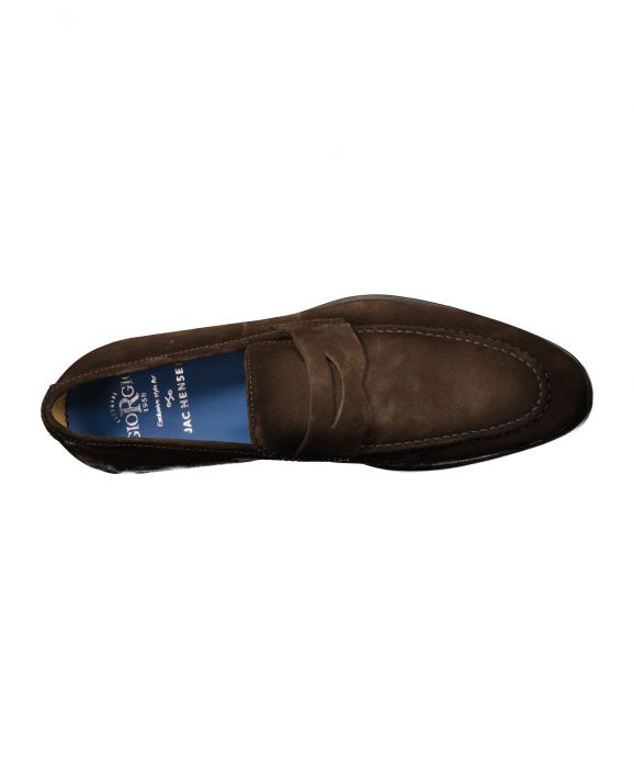 Giorgio instapper bruin Herenkleding