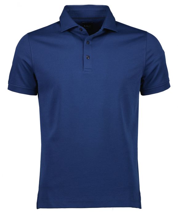 Nils polo slim fit blauw