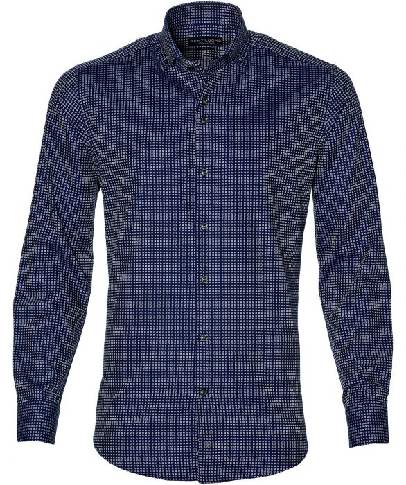 sale Gentiluomo overhemd slim fit blauw Herenkleding