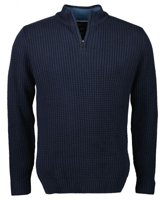 Jac Hensen polo modern fit blauw Herenkleding