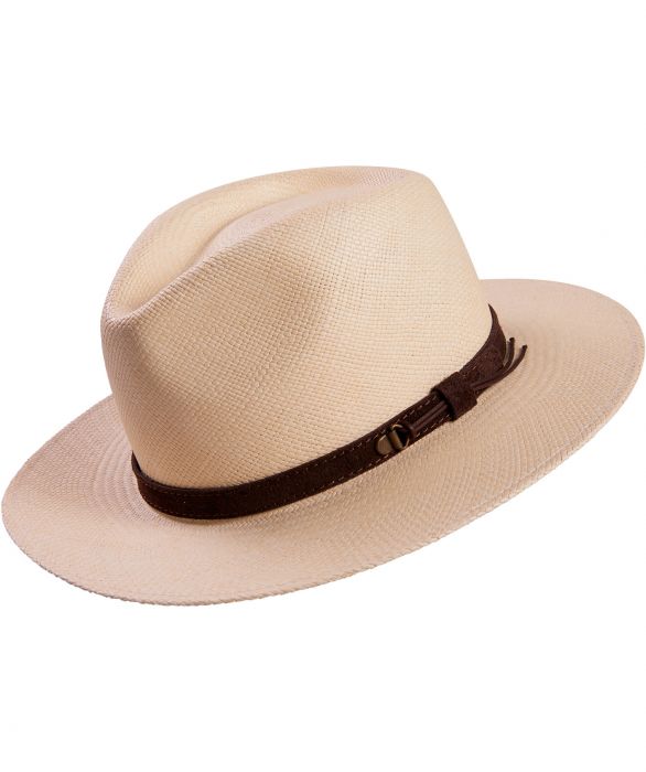 Vertrouwen Okkernoot Skim City Sport Panama hoed - beige | Herenkleding