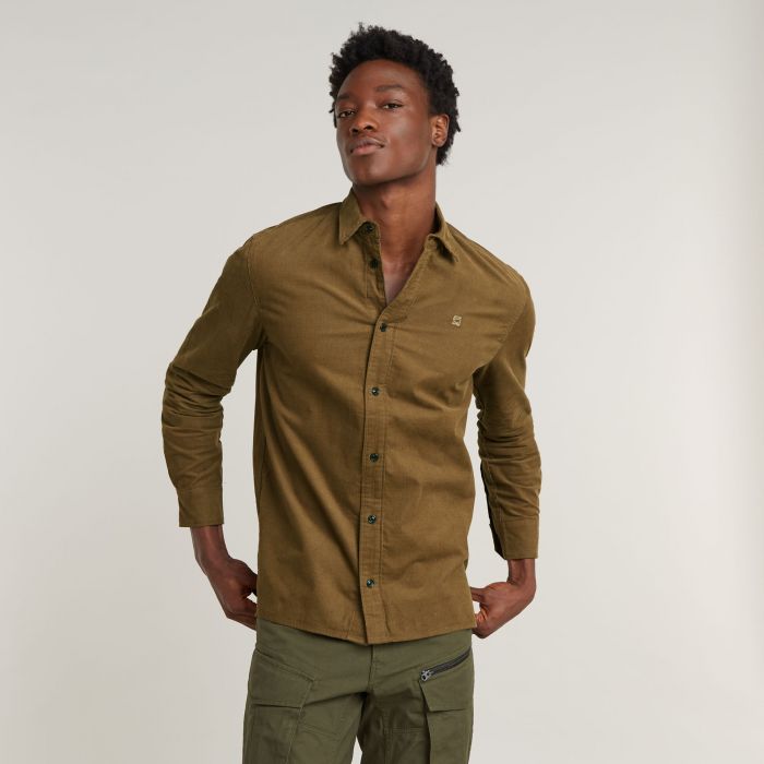 G Star overhemd modern fit bruin M