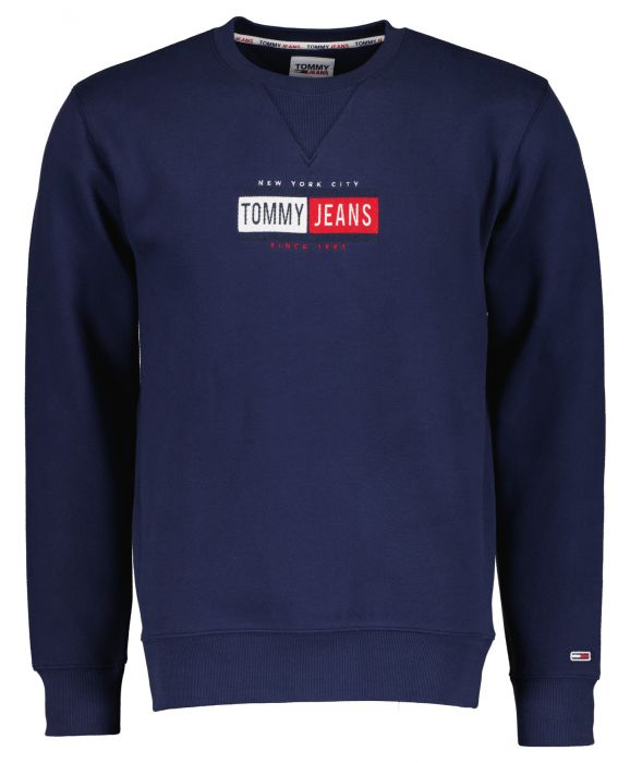 Tommy jeans sweater sale blauw