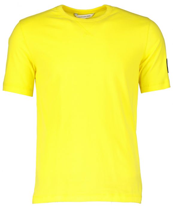 Verheugen Slecht commando Calvin Klein t-shirt - slim fit - geel | Herenkleding