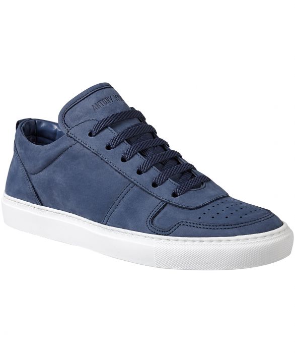 Sneakers heren blauw sale clearance
