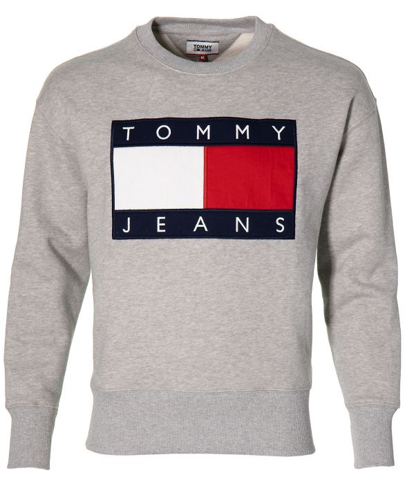 nauwkeurig lading Wasserette Tommy Jeans pullover - slim fit - grijs | Herenkleding