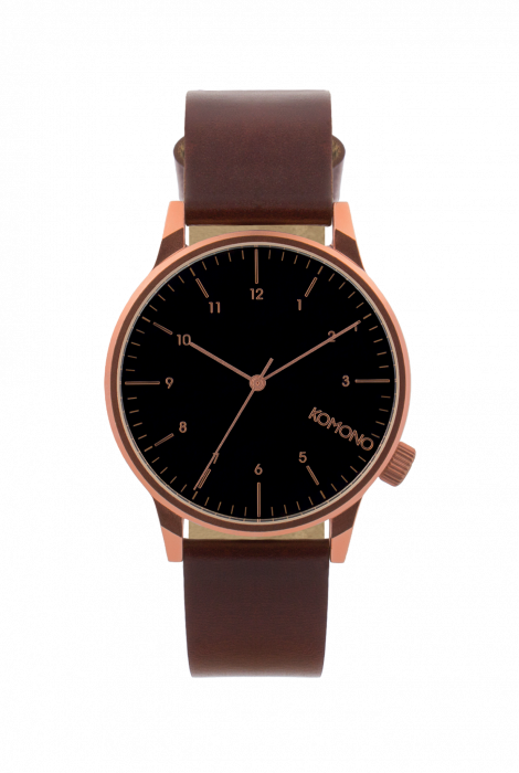 Draaien Ga naar het circuit matchmaker Komono horloge - bruin | Herenkleding