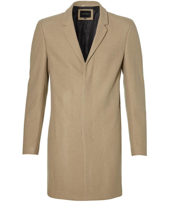 Vrouw maximaal sneeuw sale - Antony Morato lange jas - slim fit - beige | Herenkleding