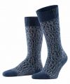 Falke sokken - fleece - blauw