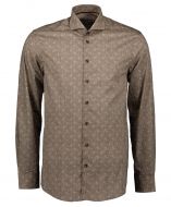 Ledub overhemd - modern fit - bruin
