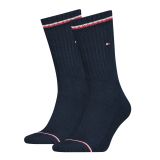 Tommy jeans sokken 2 pack - blauw