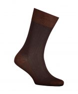 Falke sokken - Oxford Stripes - bruin