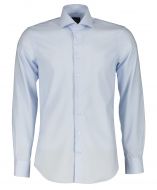 Nils overhemd - body fit - blauw