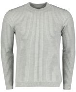 Hensen pullover - slim fit - grijs