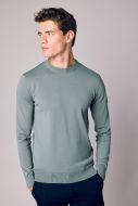 Hensen pullover - slim fit - groen