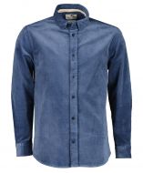 Anerkjendt overhemd - modern fit - blauw