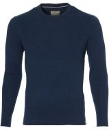 Hensen pullover - slim fit - blauw