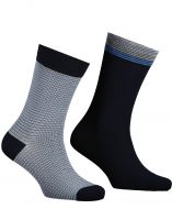 Jac Hensen sokken - 2-pack - blauw