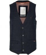 No Excess gilet - modern fit - blauw