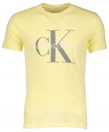 Calvin Klein t-shirt - slim fit - geel