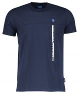 Qubz T-shirt - modern fit - blauw