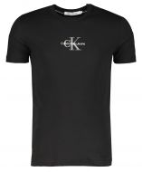 Calvin Klein Tshirt - slim fit - zwart 
