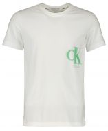 Calvin Klein T-shirt  - slim fit - wit