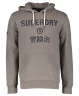 Superdry sweater - slim fit - grijs