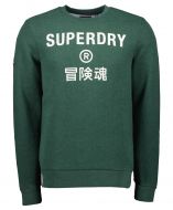 Superdry sweater - slim fit - groen