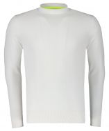 Hensen pullover - slim fit - wit