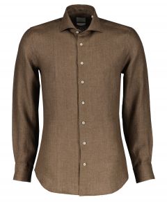 Jac Hensen Premium overhemd - slim fit -bruin