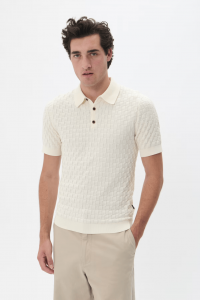 Matinique polo - slim fit - ecru