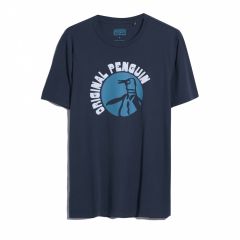 Penguin t-shirt - slim fit - blauw 
