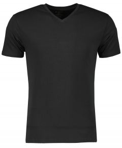 Jac Hensen T-shirt v-hals - extra lang - zwar