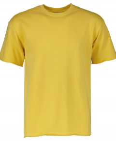 Knowledge Cotton T-shirt - regular fit - geel