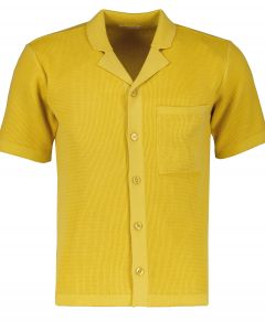 Knowledge Cotton overhemd - slim fit - geel