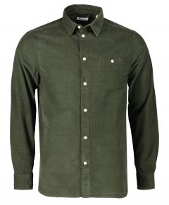 Knowledge Cotton overhemd - slim fit - groen