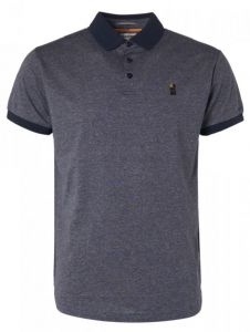 No Excess polo - modern fit - blauw