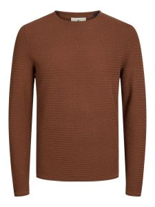 Jack & Jones pullover - regular fit - bruin