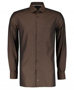 Olymp overhemd - modern fit - bruin